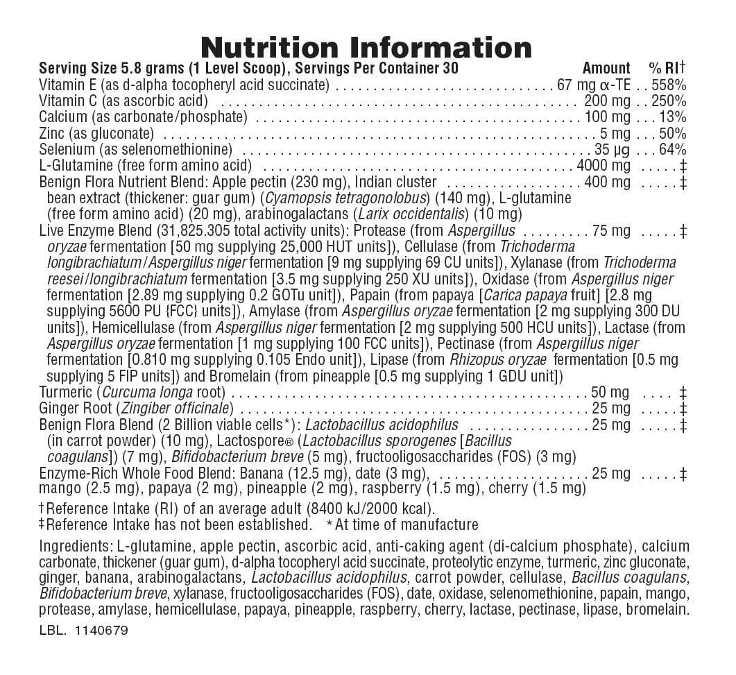 Natures Plus GI Nutra Fast-Acting Powder