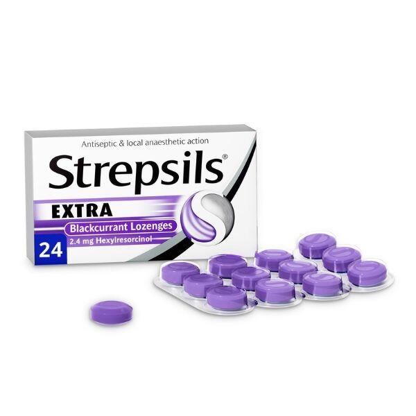 Strepsils Extra Blackcurrant Lozenges