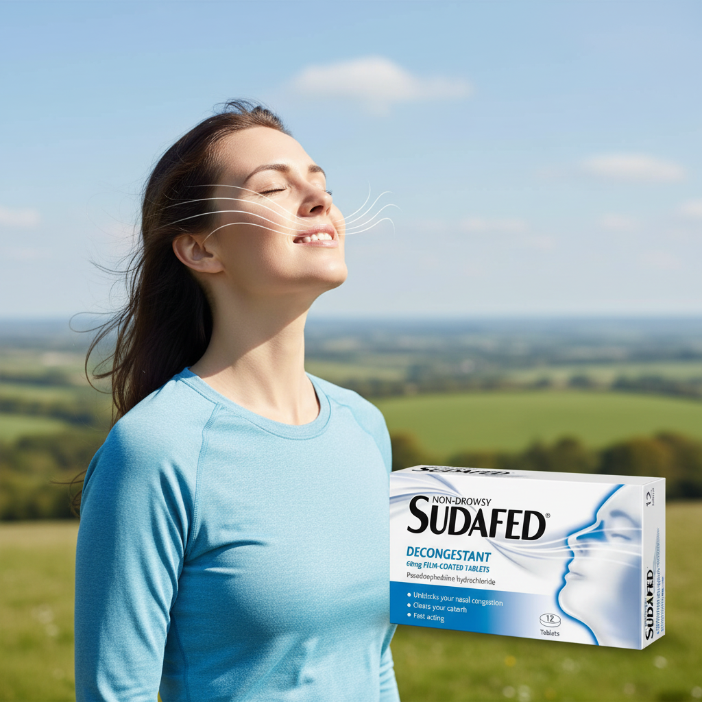 Sudafed Decongestant Tablets – Lifestyle Image