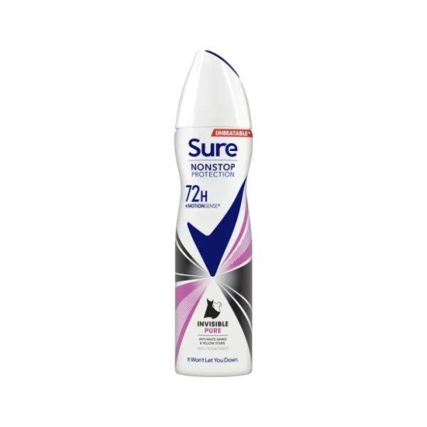 Sure Non Stop 72HR Invisible Pure Anti-Perspirant