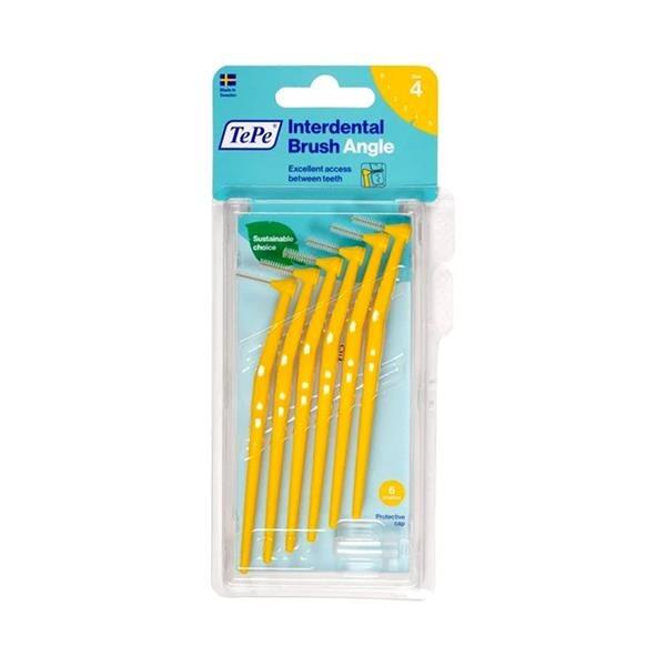 TePe Interdental Brush Angle Yellow Size 4 0.7mm