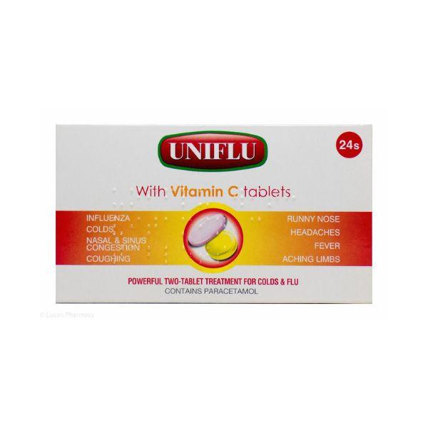 Uniflu with Vitamin C Tablets