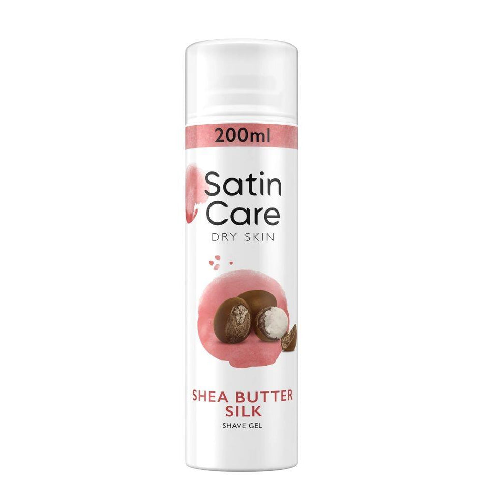 Venus Satin Care Shave Gel For Dry Skin With Shea Butter