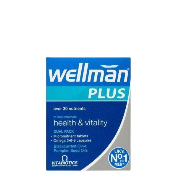 Vitabiotics Wellman Plus Complete Men Multivitamin with Omega 3-6-9